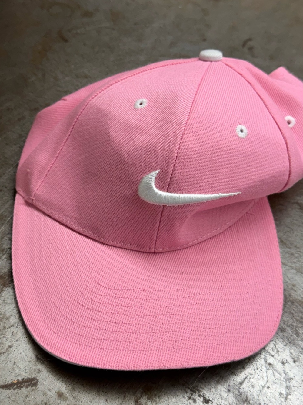 Nike Pink Swoosh Baseball Cap Hat Unisex Y2K